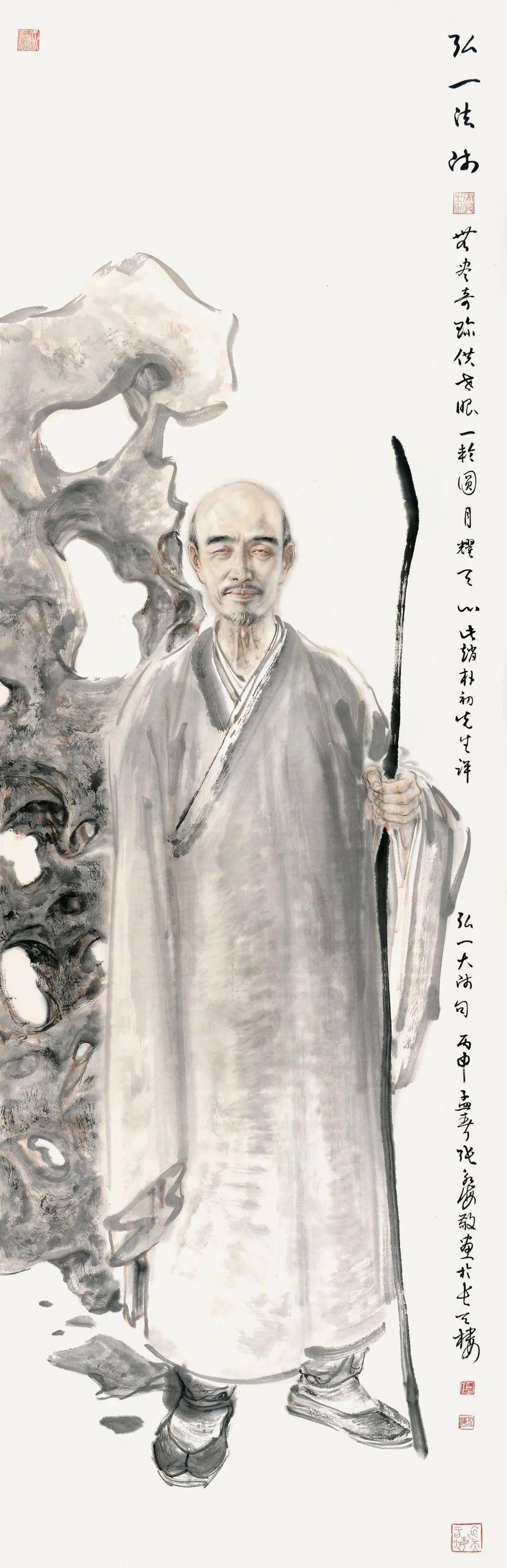 他的笔墨拥有一种内在的精神气质 | 张永海作品欣赏_cm_人物_中国美院