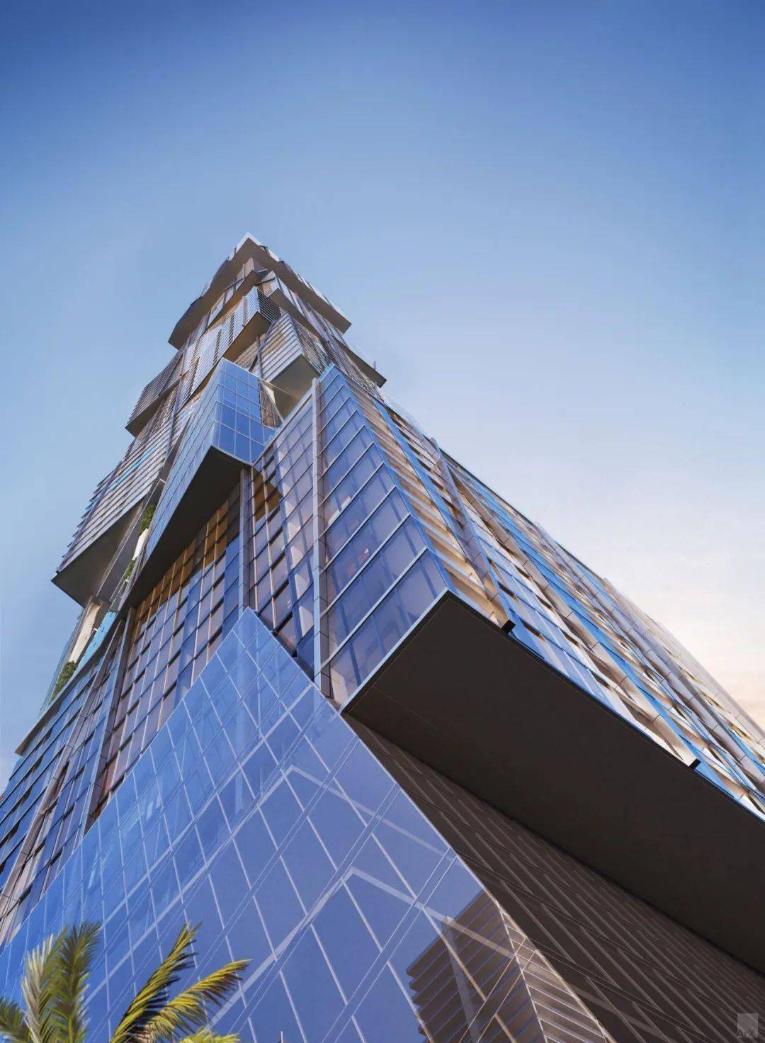 华尔道夫最新公寓亮相,9个方盒子堆出来的超高层