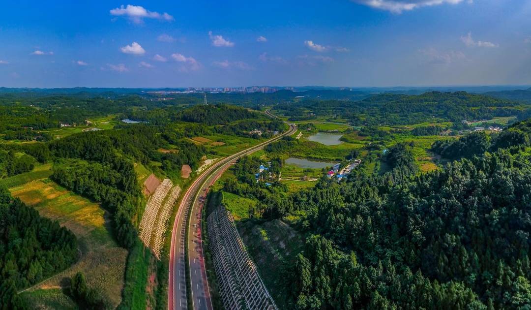 红与绿点睛四川乐至扮靓争创天府旅游名县底色