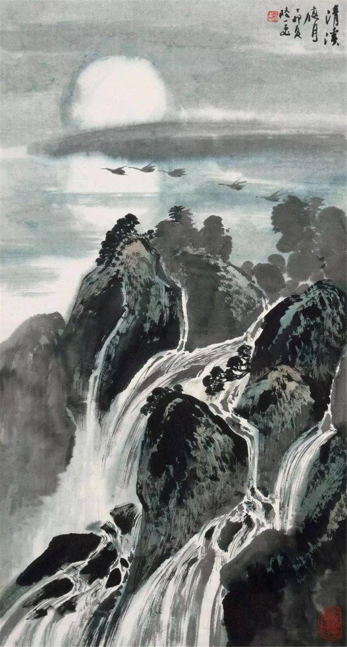 67陆一飞的精美山水画作品欣赏