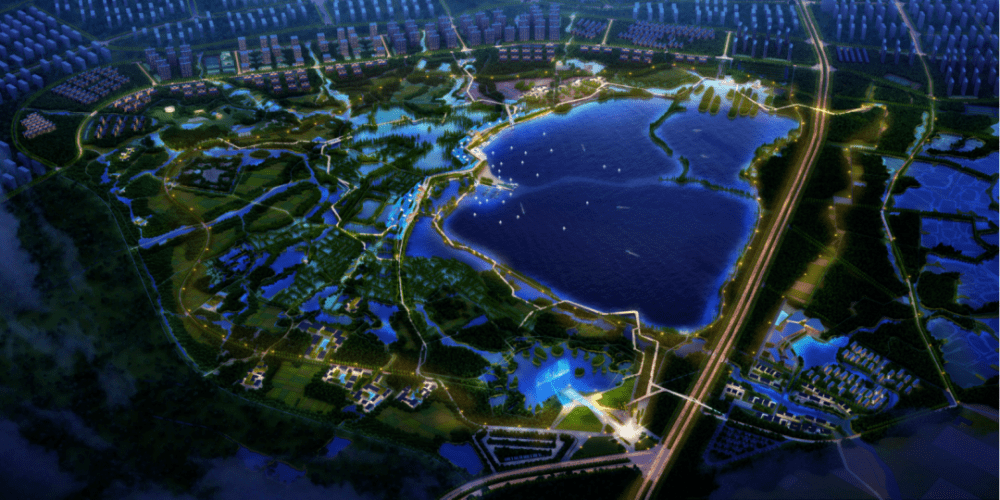 淮南这个投资53亿的湿地公园最新进展