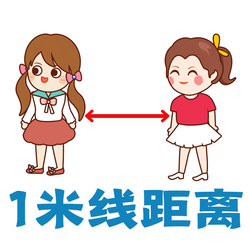 交流至少一米遥课前先把体温量七步洗手要记牢入校全程戴口罩早睡早起