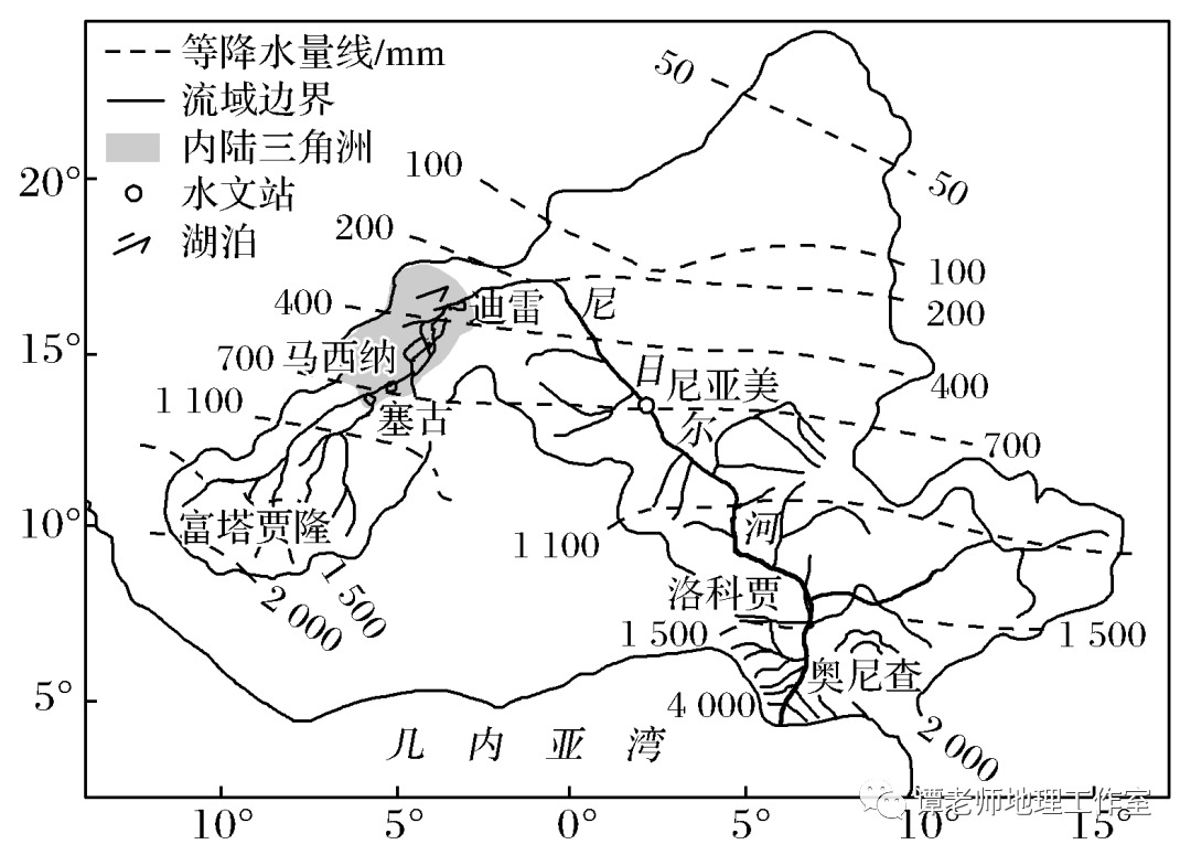 尼日尔河地图图片