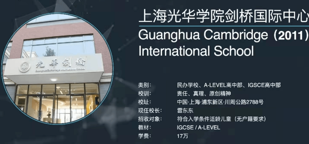 上海光华学院剑桥国际中心这是大多数计划留学英国的家庭都会为孩子