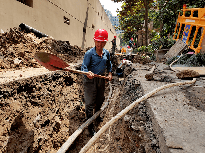 我市老城區雨汙分流改造工程有序推進