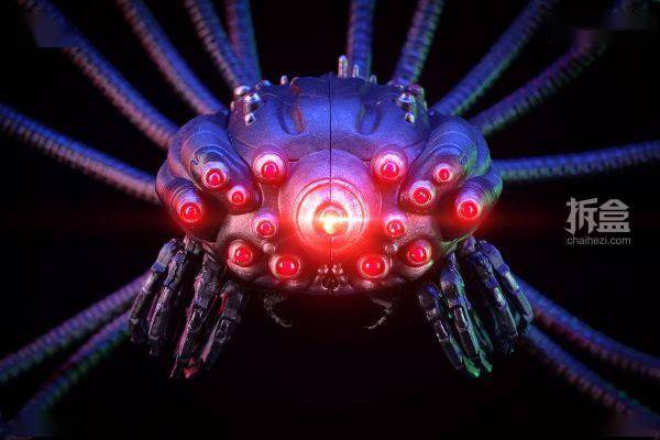 pctoys机械章鱼可发光黑客帝国112可动手办模型摆件