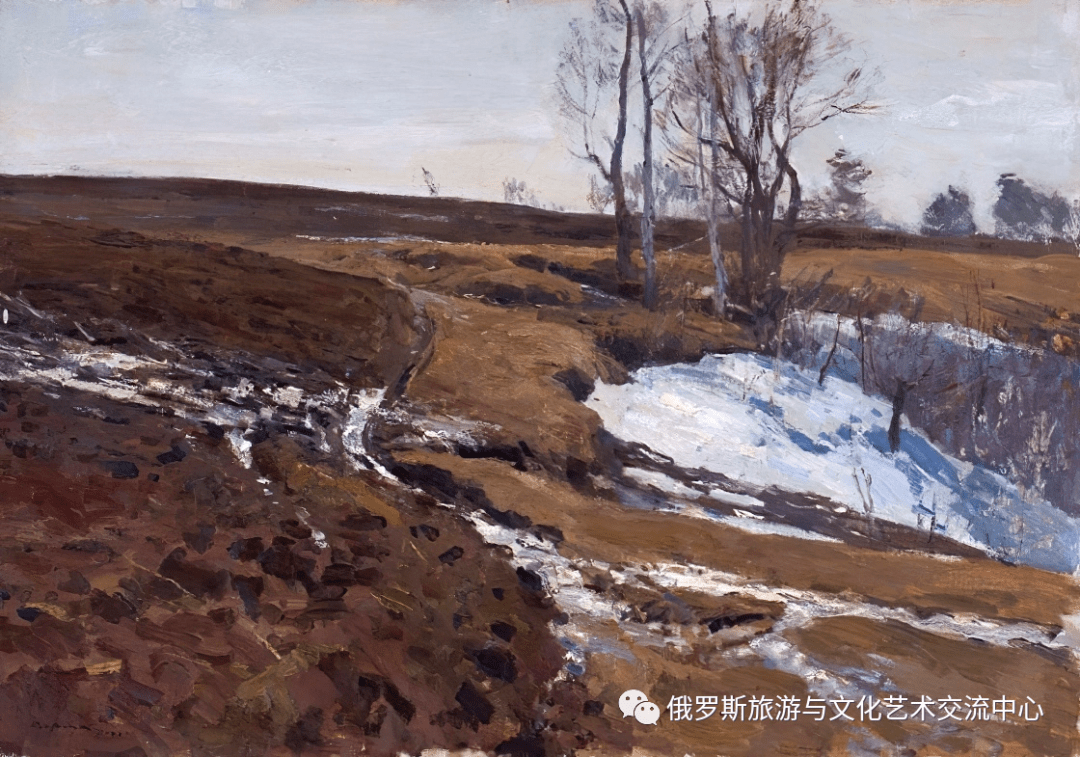 【艺术】俄罗斯风景画家格里采的油画作品_苏联_布留洛夫_年代