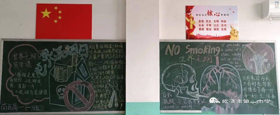 远离烟草珍爱生命临清一中531世界无烟日主题教育活动