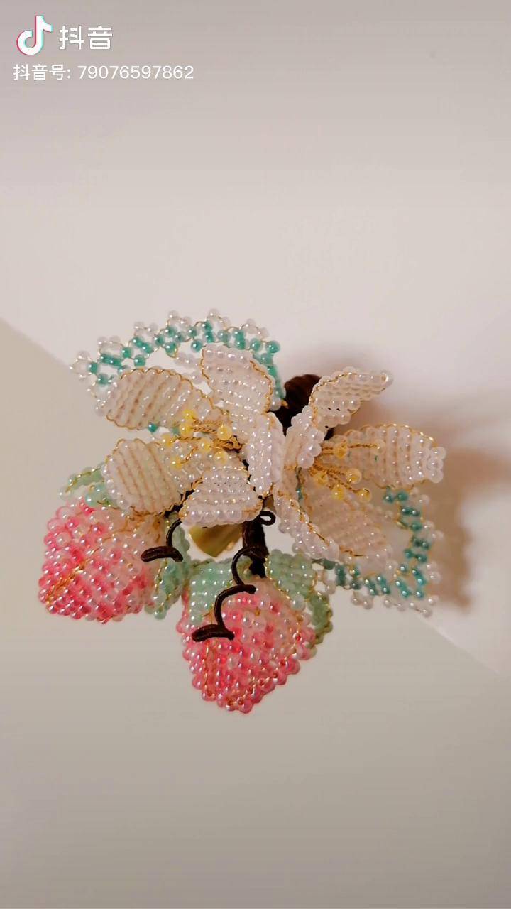 古风发饰米珠花