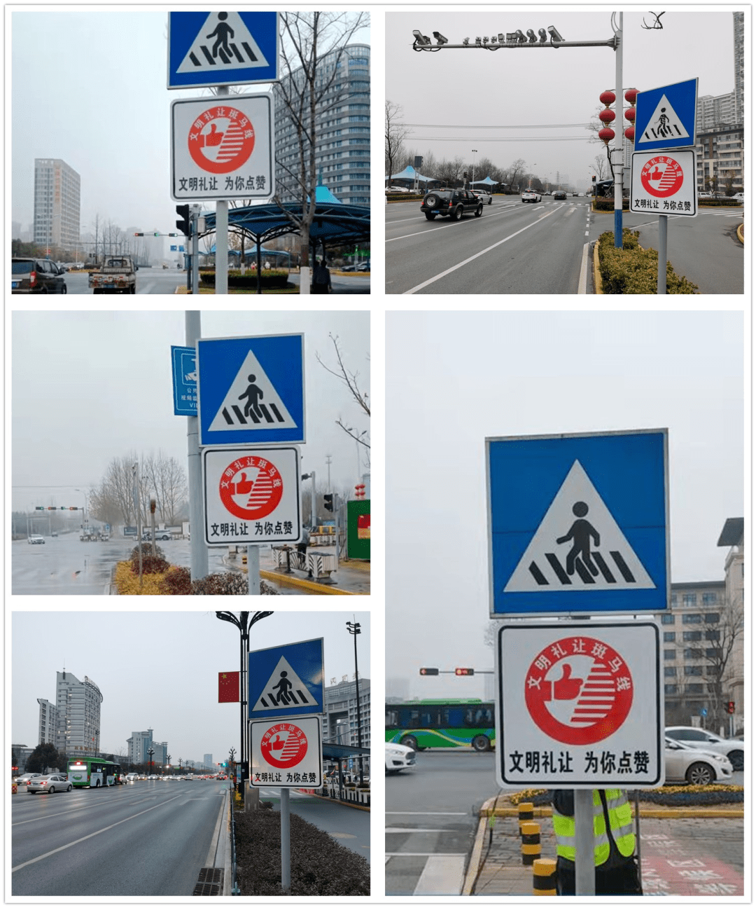 礼让斑马线应该这样"让"_文明_机动车_行人