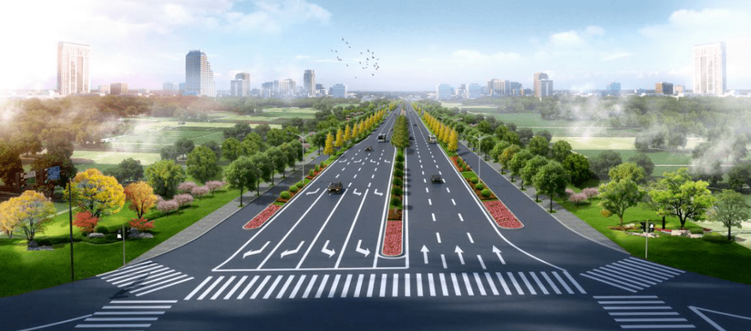 宝应:两条新建大道通车_连接线_省道_白田