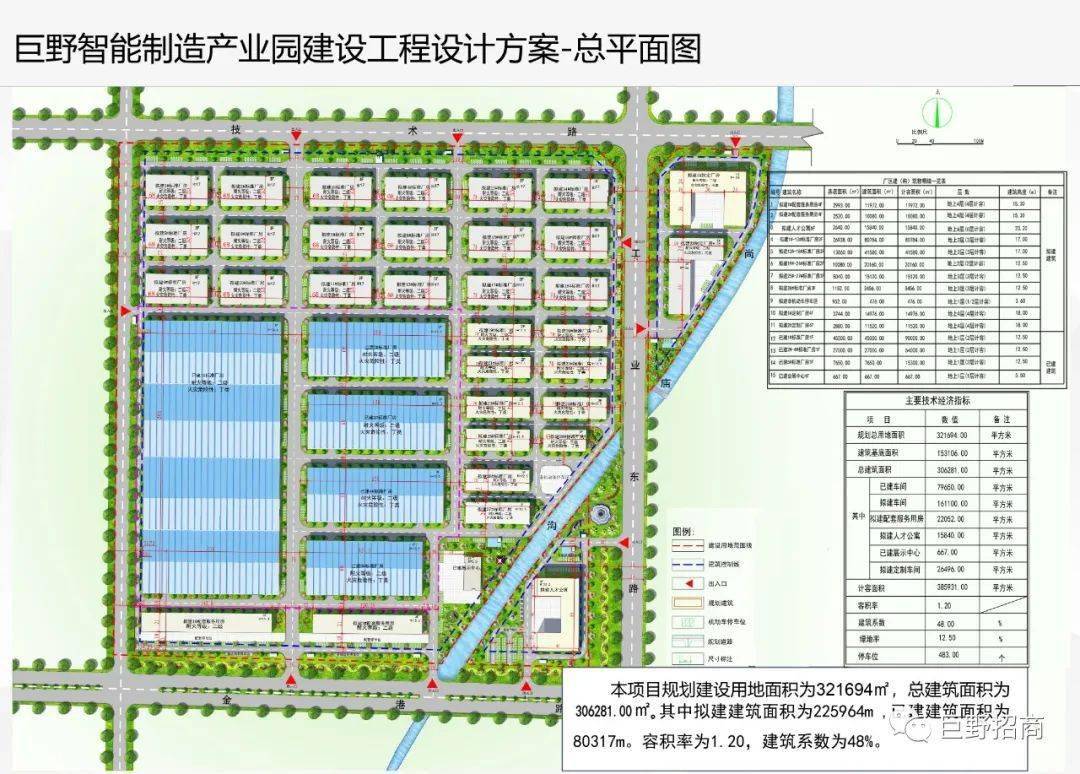 【特色園區推介】鉅野智能製造產業園_生產_廠房_招商