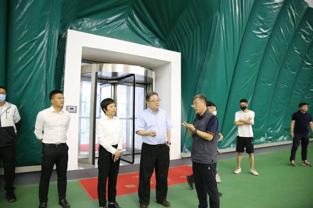 省体育局张亚东副局长一行来东调研省运会筹办情况