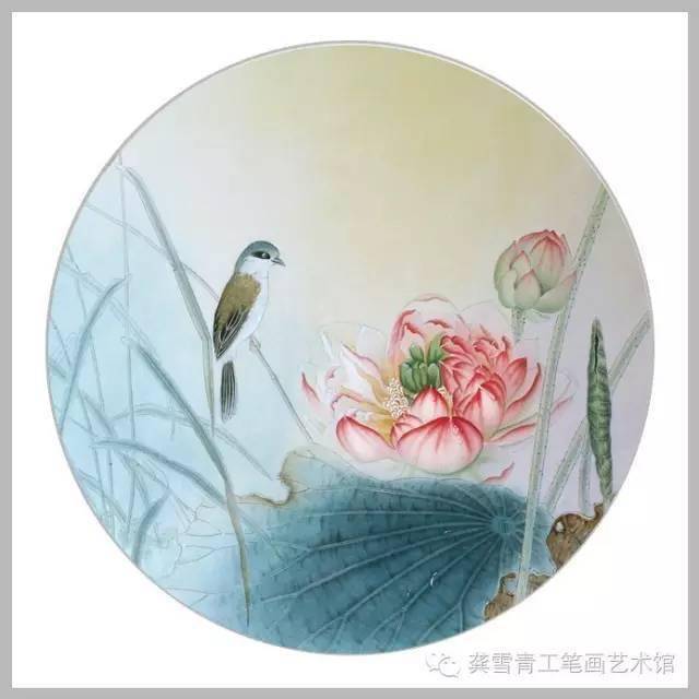 杨冬冬工笔荷花世界,不染红尘不染心,独出淤泥香自飘!_颜色_变化_方法