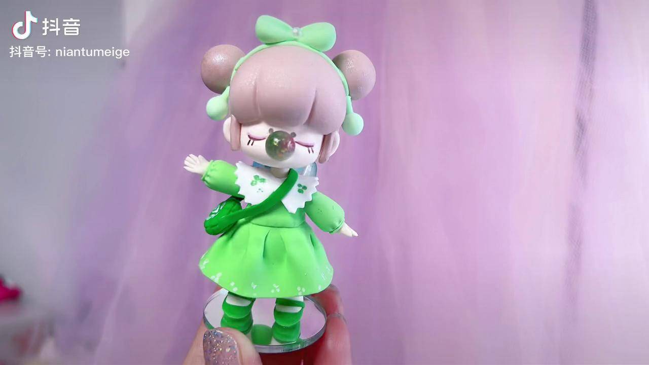 创作灵感梅哥粘土超轻粘土手工二次元原创nanci囡茜秘密花园团练第二