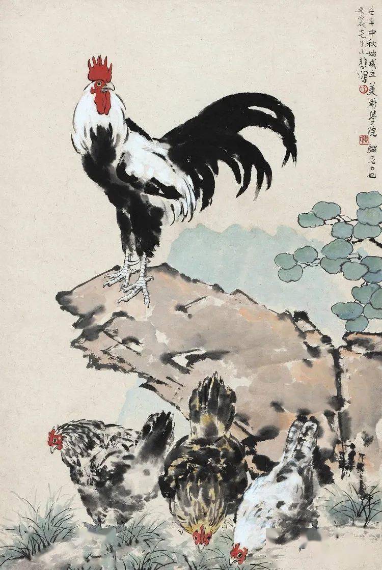 名品视界徐悲鸿花鸟作品欣赏