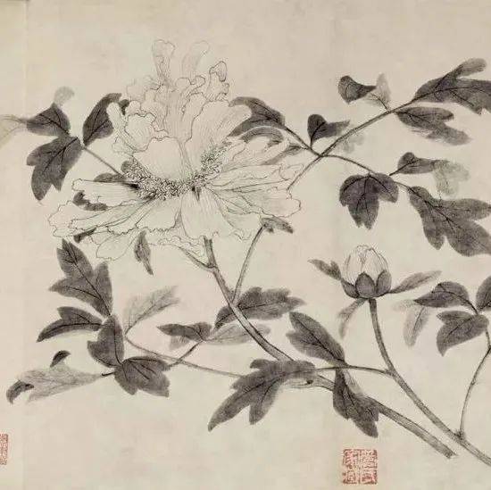 元代花鸟画高清赏析_故宫博物院_纸本_水墨