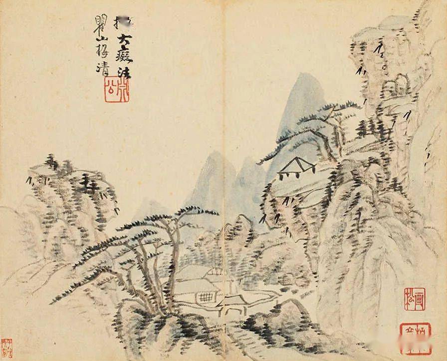 梅清《瞿山墨妙册》，妙极！_中国_笔意_黄山