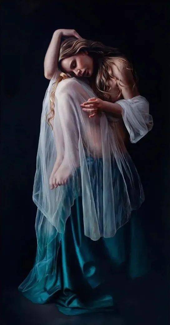 英国女画家蒂娜斯普拉特笔下清纯与性感交织的玉女美艳绝伦