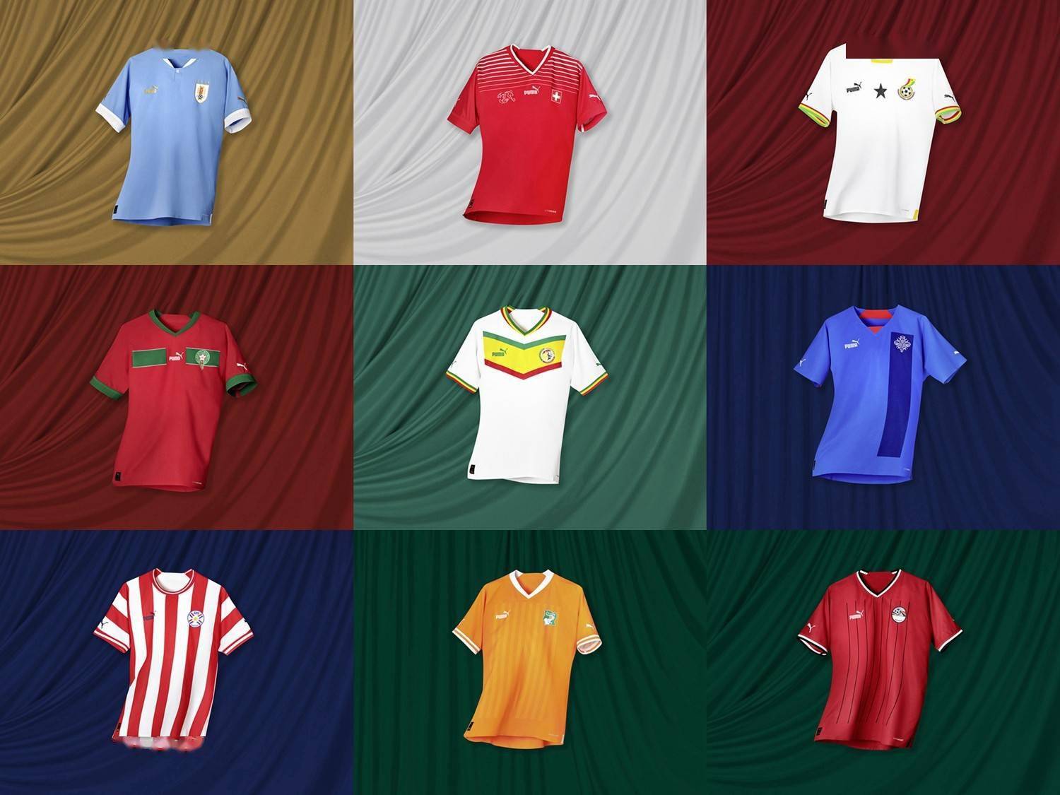 puma发布2022年国家队主场球衣系列