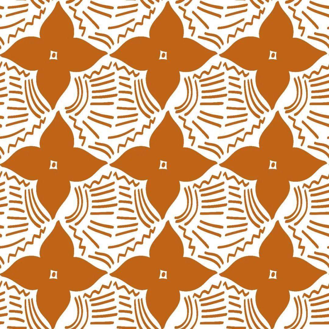 角圆摒弃传统宋锦花卉图案的浓墨重彩与写实花朵,利用清雅甜美的配色