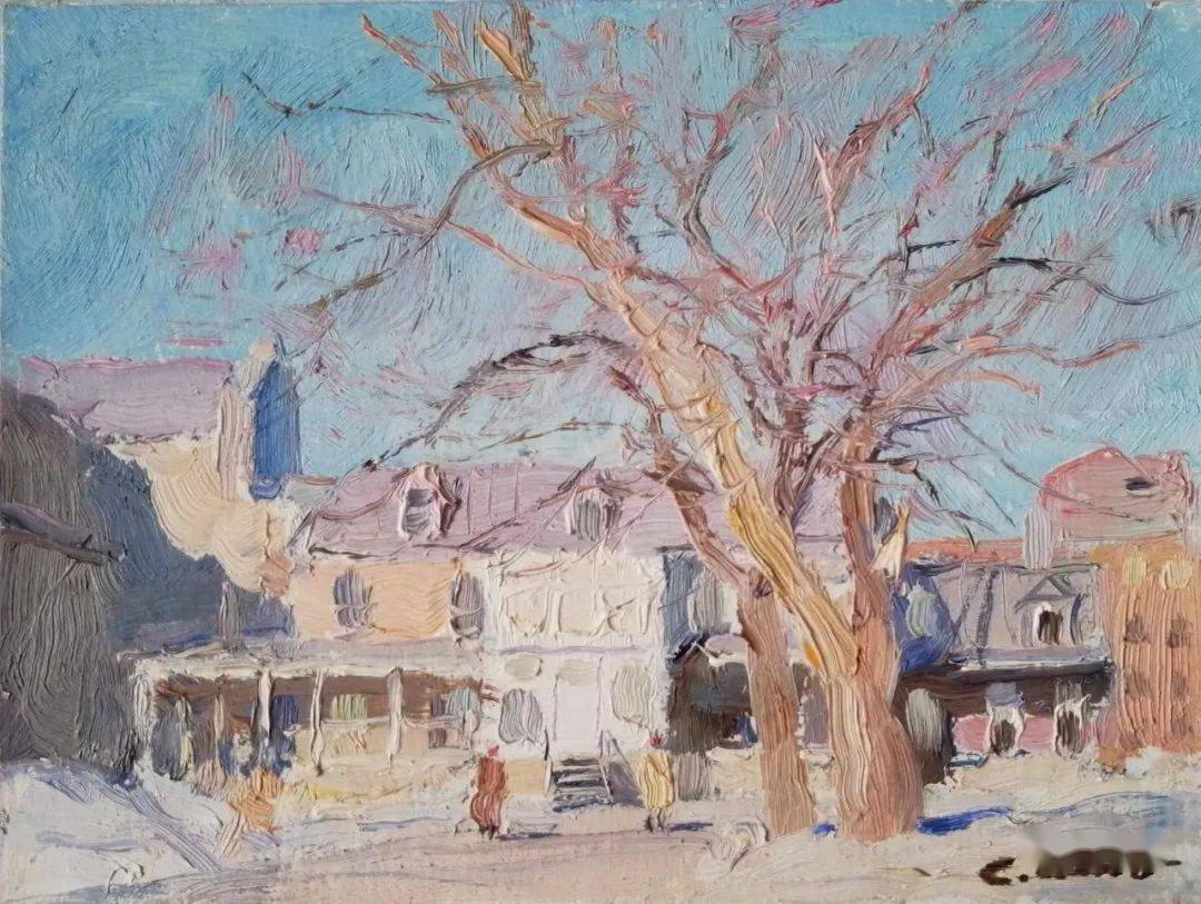 写生啦王垂先生小幅油画作品欣赏