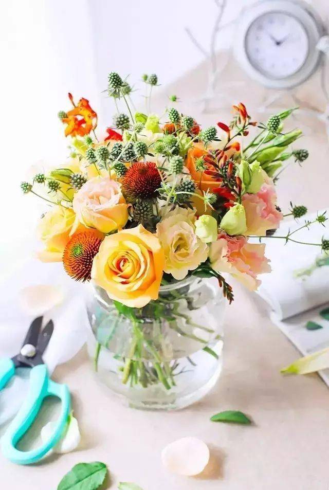 花店买的花 这么差最好看 瓶口 花瓶 生活