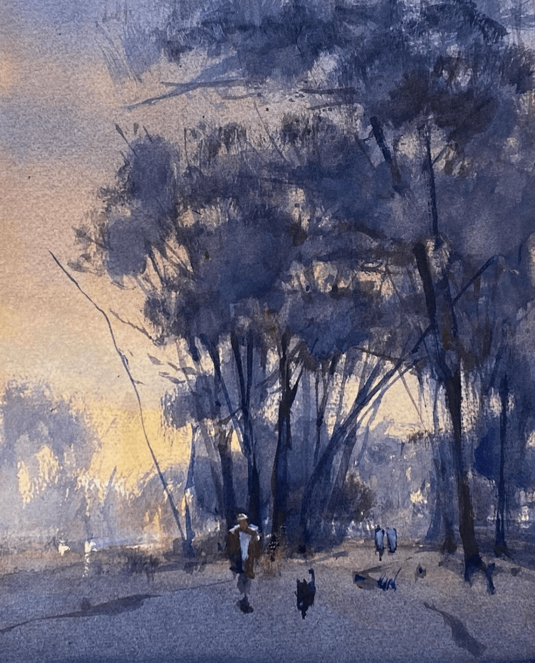 美国水彩画家garytucker作品欣赏街景系列三