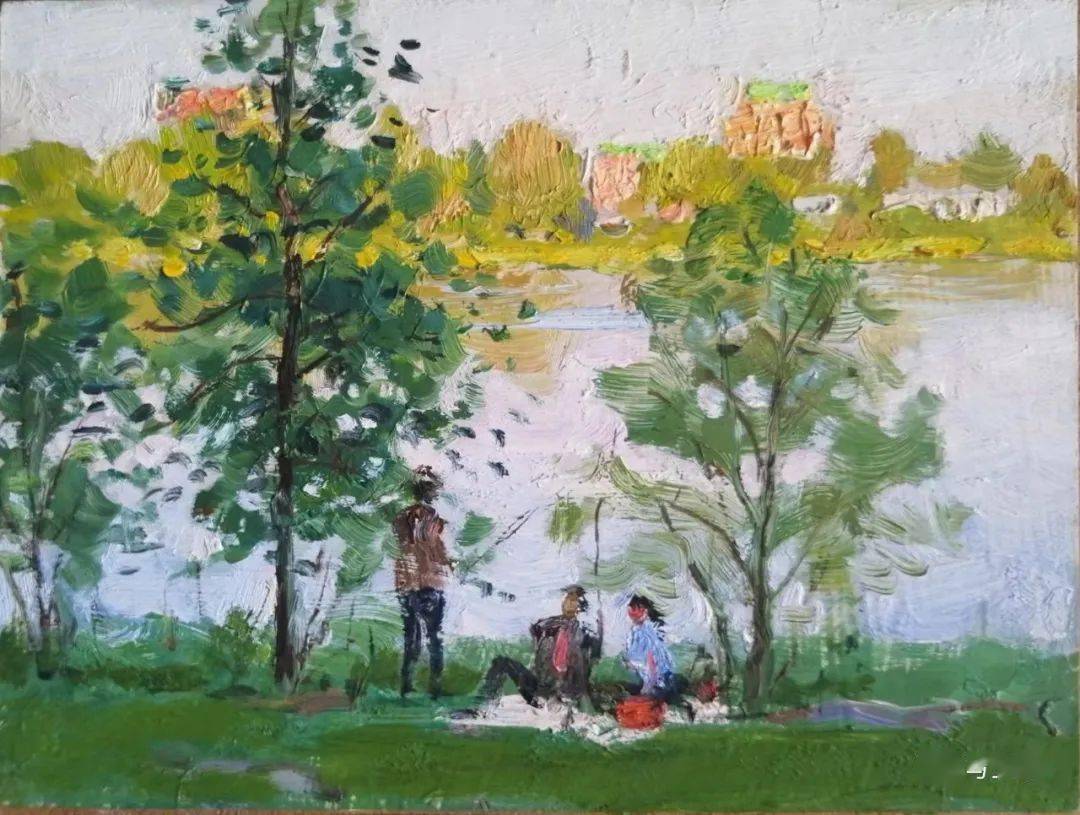 写生啦王垂先生小幅油画作品欣赏