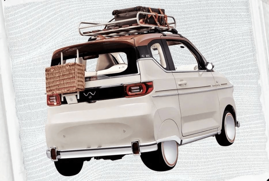 复古浪潮来袭五菱宏光miniev复古车官图发布