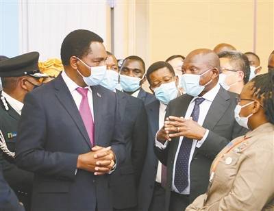 中国援建赞比亚 国际会议中心竣工