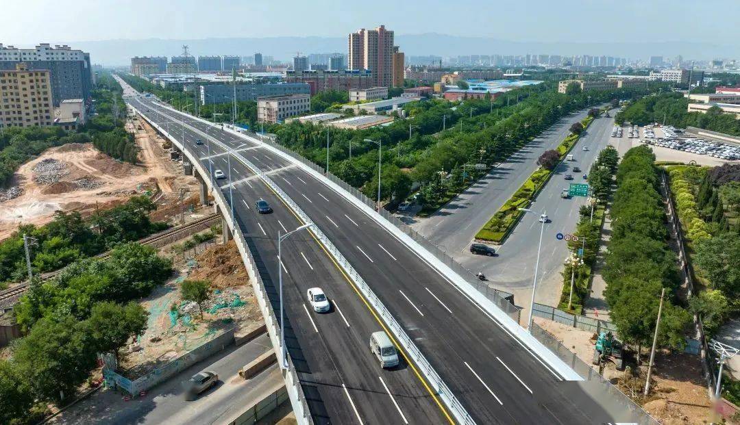 下穿铁路辅路7月中旬完工_运城_柳河_立交桥