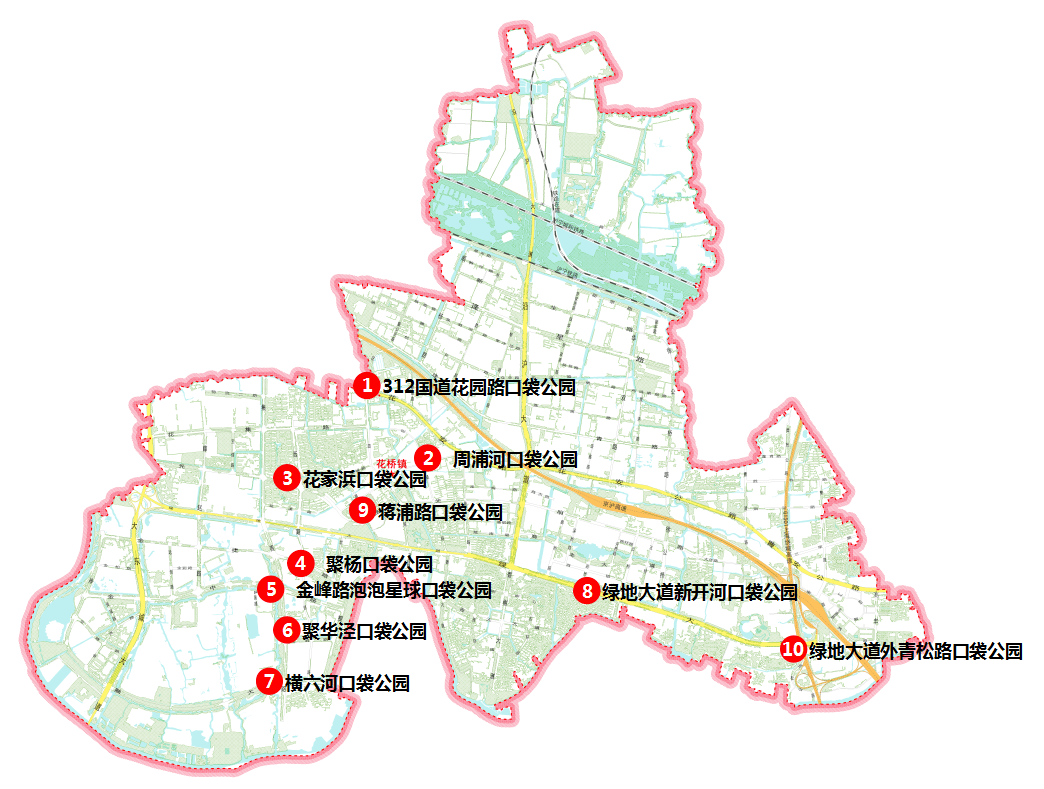 方寸之美花橋兩座口袋公園即將全新亮相口袋公園的數量將達到10座