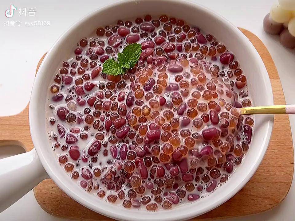 男孩子一定要学会的小甜品～红豆 西米露_红豆_男孩子