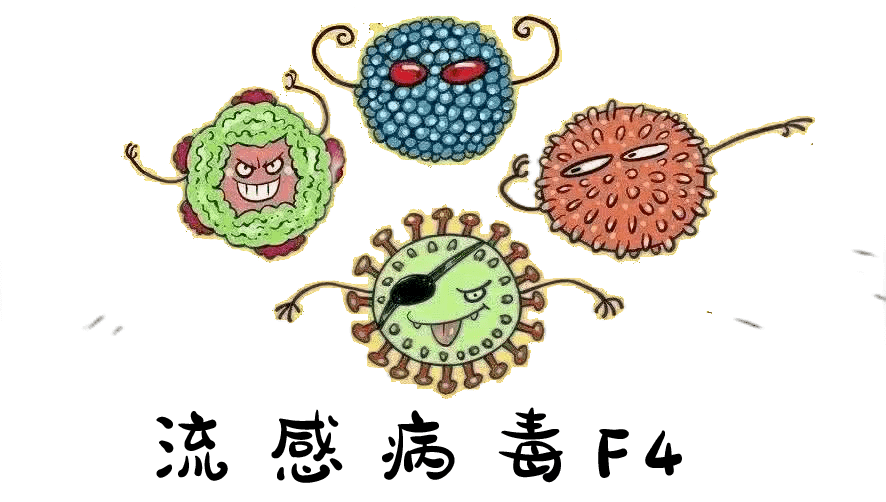 引起流感的病原体是流感病毒,这是一种球形有包膜的病毒,大小为100