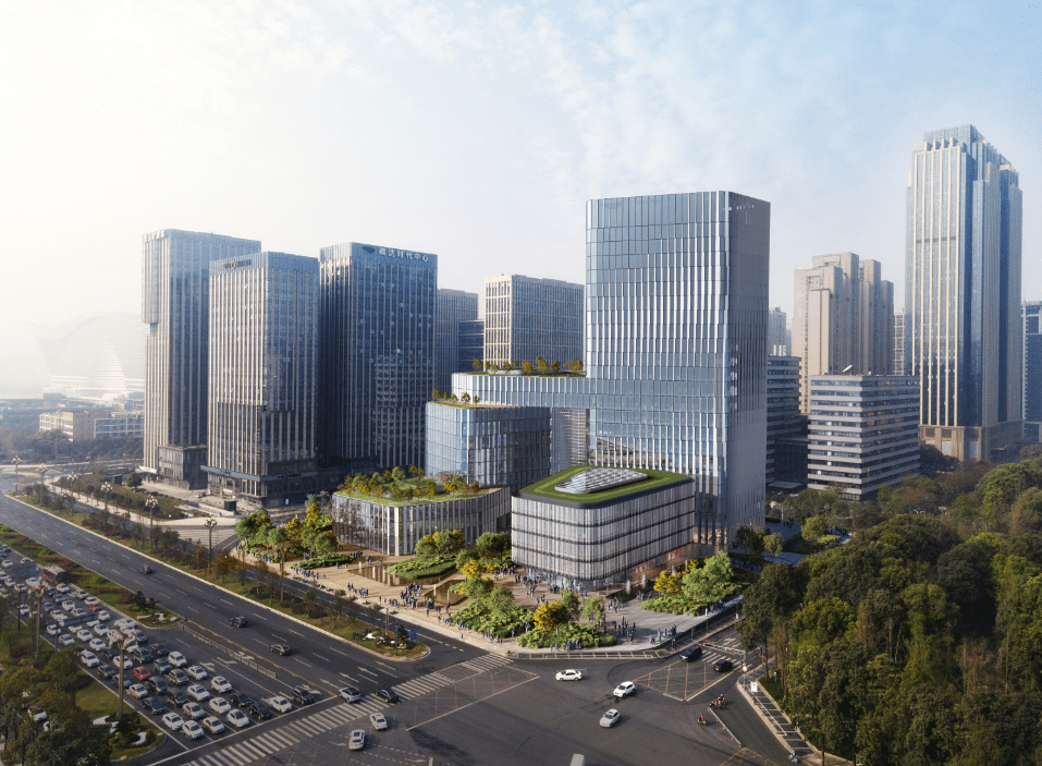 交子商圈新地标,开建!_金融_建筑_公园