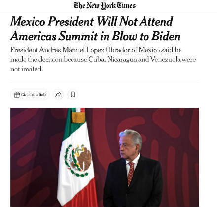 凉了！墨西哥总统不来了