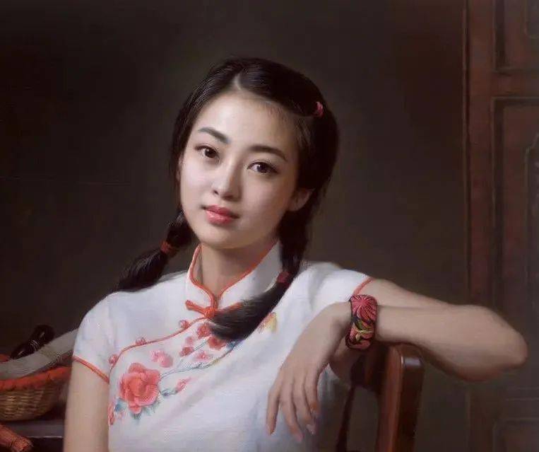 中国女画家——安静人物油画作品欣赏_气质_艺术_生活