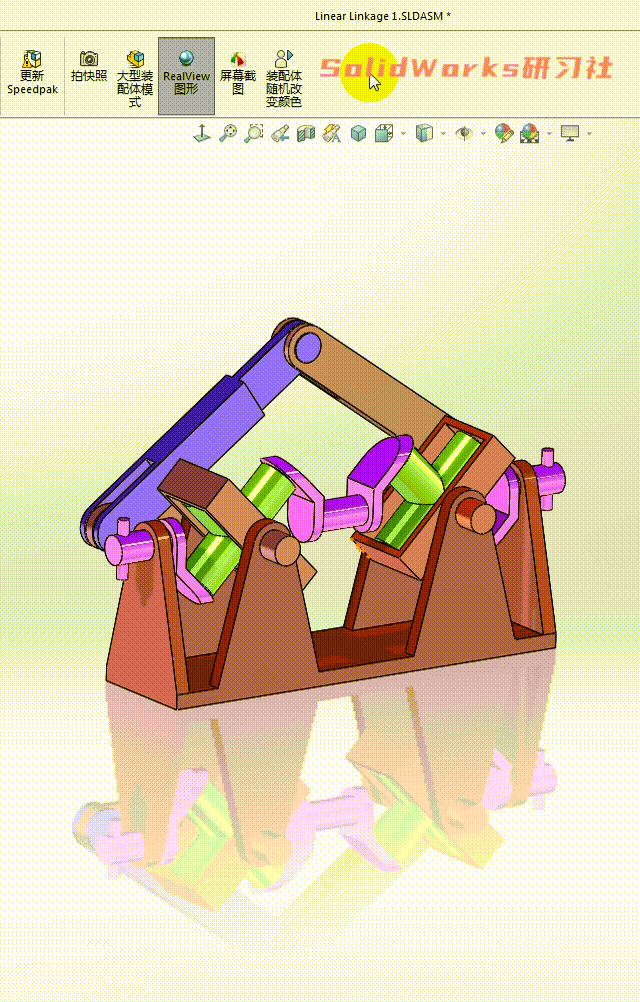 solidworks随机改变装配体颜色的宏文件