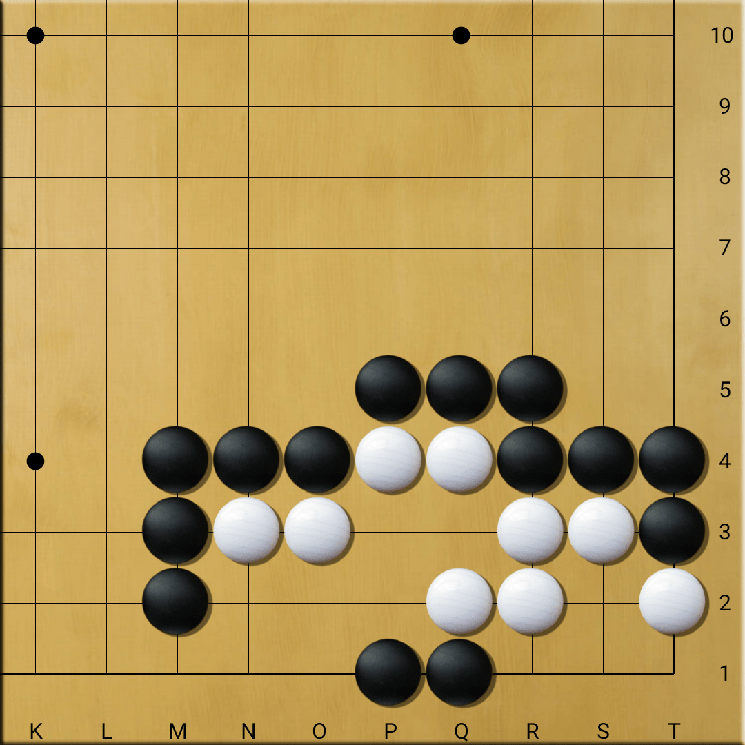 1k2d060黑先圍棋死活題6月11日