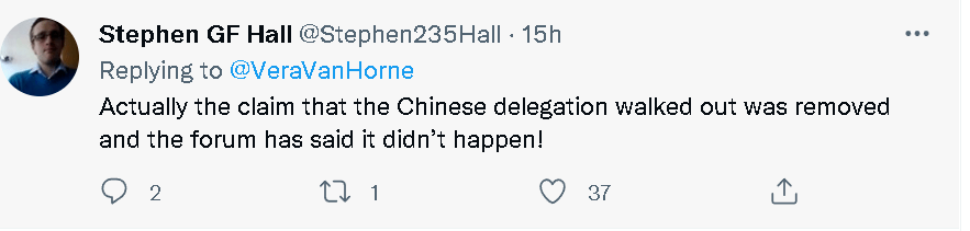​又来了！中国代表团再遭谣言中伤！