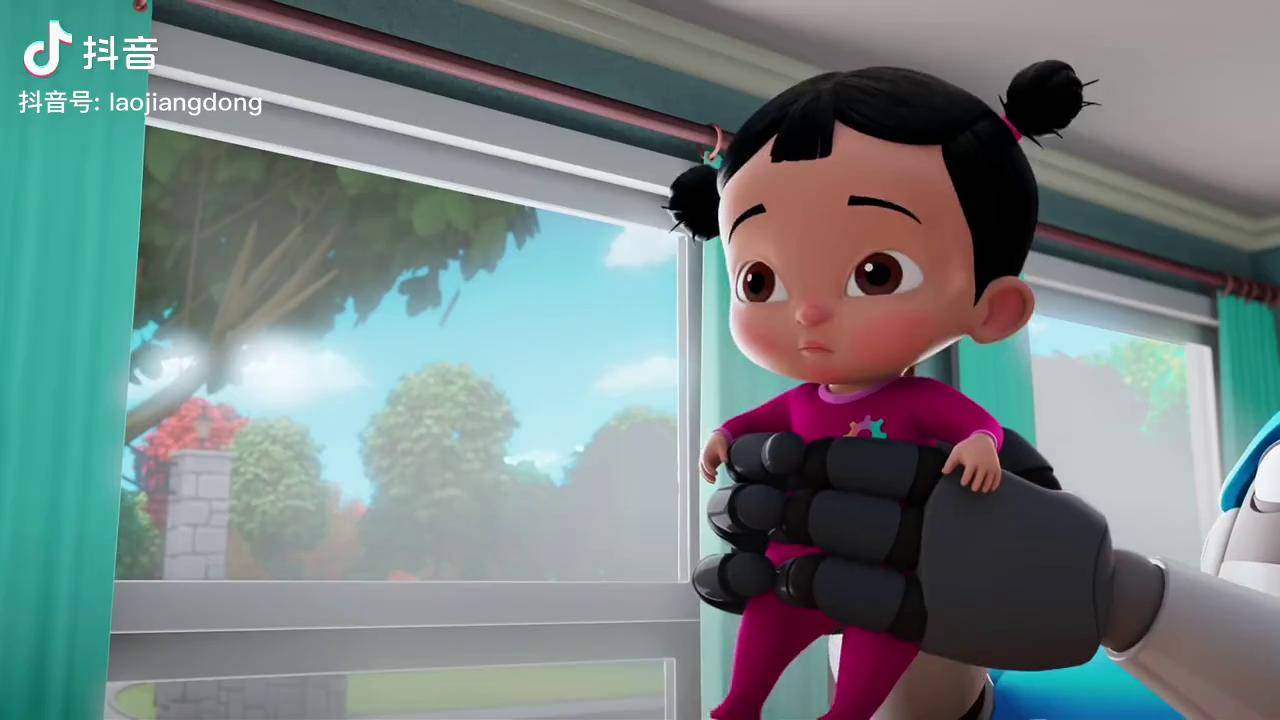 机器人照顾婴儿为了让婴儿好好睡觉会用什么奇葩方法呢搞笑动画儿童