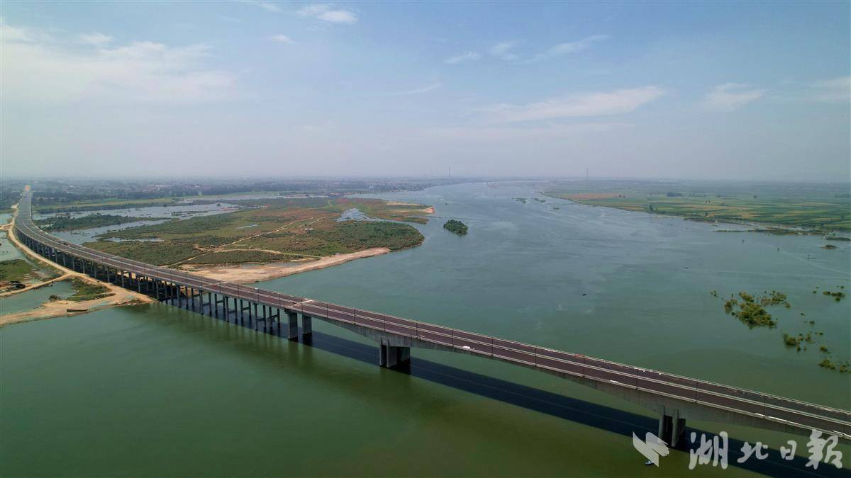 宜城汉江二桥即将通车