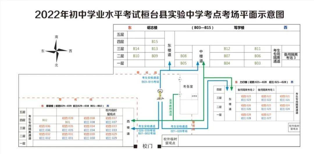 海路赵家南路路口桓台一中附属学校一中西路中心大街路口至工业街路口