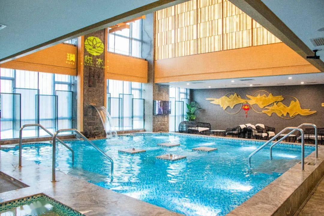 璞悦水汇以沪深沐浴文化为主题融合汉唐风韵低调奢华是休闲洗浴的不二