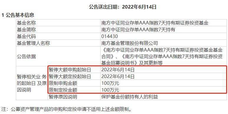 同業存單指數基金