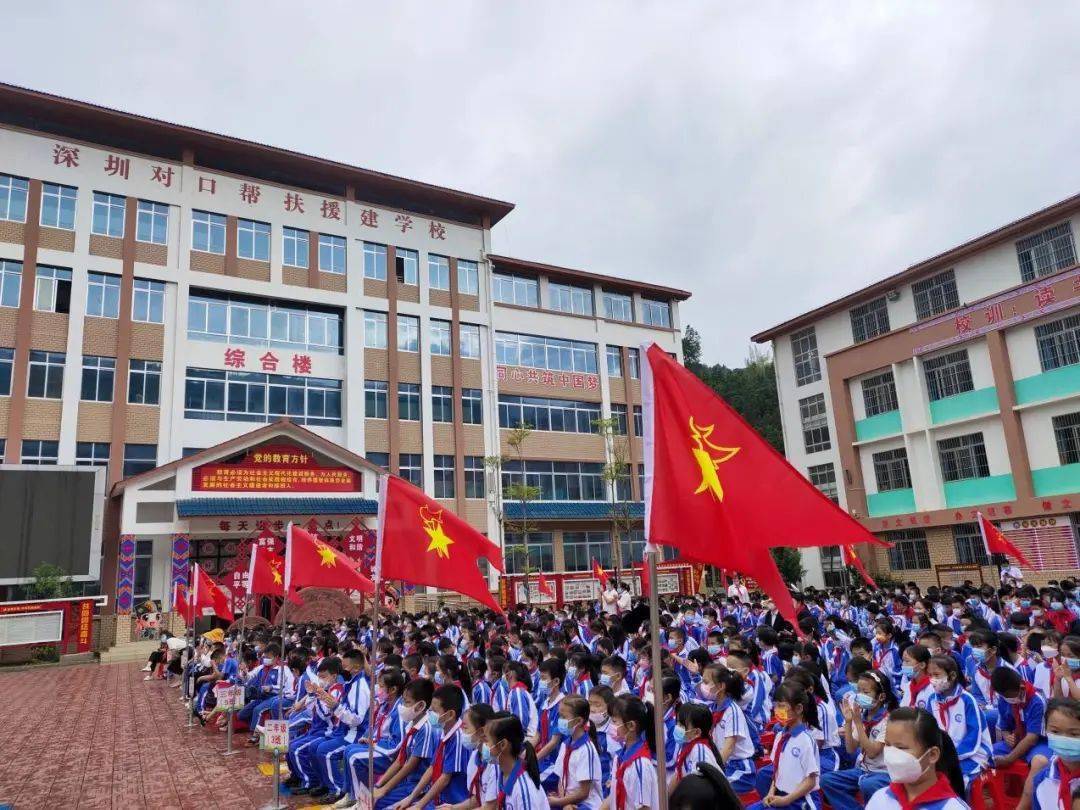 喜迎二十大争做好队员那坡县城厢镇深龙小学2022年少先队系列主题活动