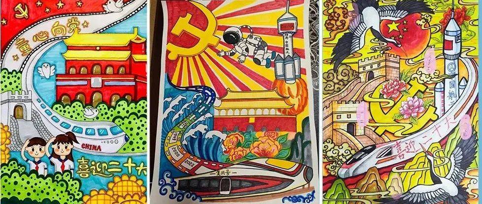国家科技主题绘画 46张爱国,航天科技主题绘画大赛一二三等奖绘画素材,收藏!