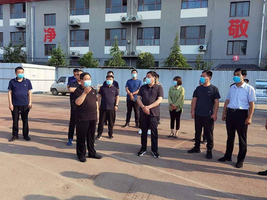 磁县政府副县长路金锋带队对鼓楼片区改造提升和滏阳河生态修复工作