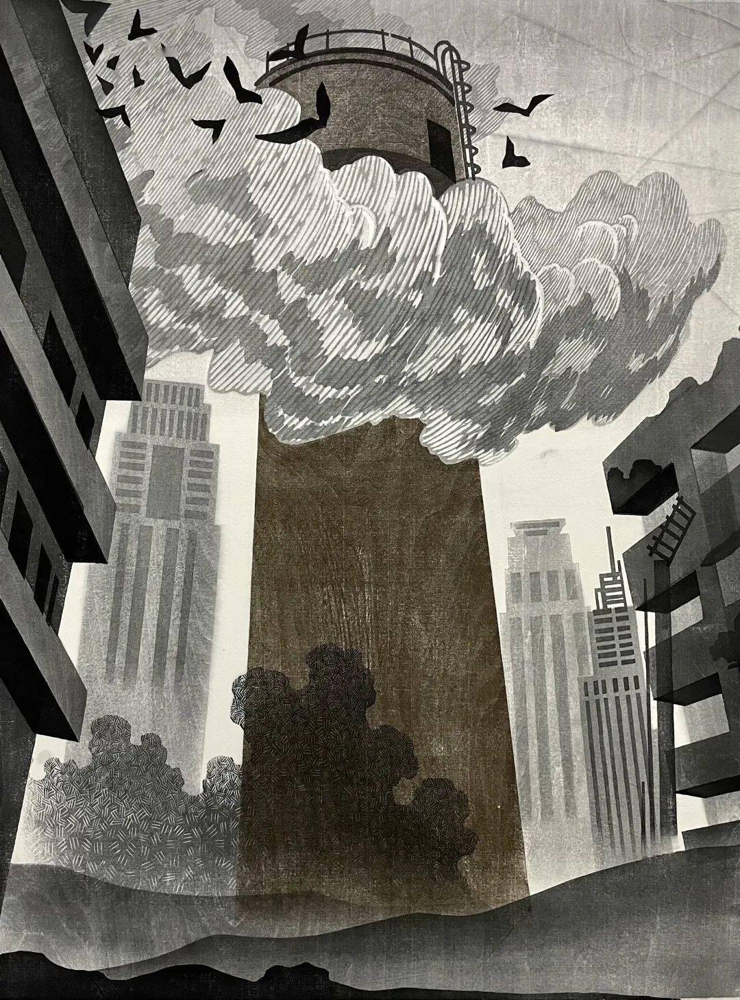 天津美院版画系研究生毕业作品